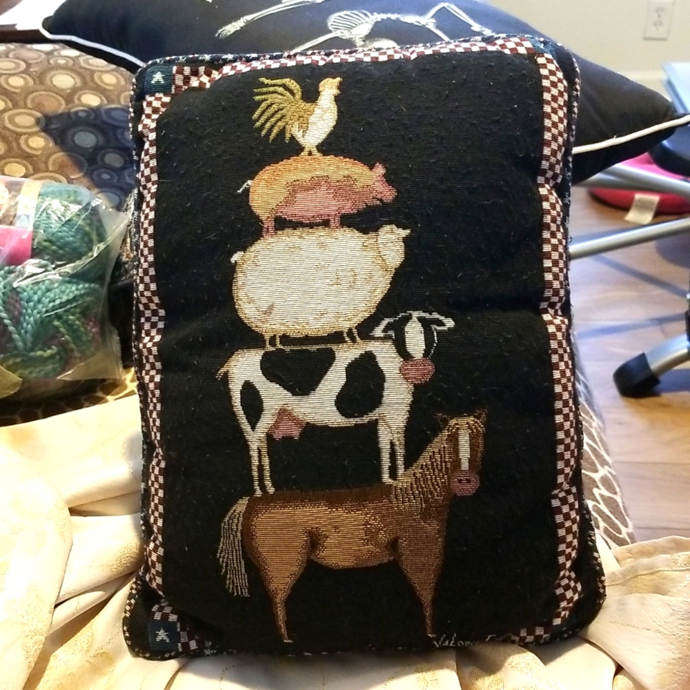 LaFrance Home Farm Animal Accent Pillow